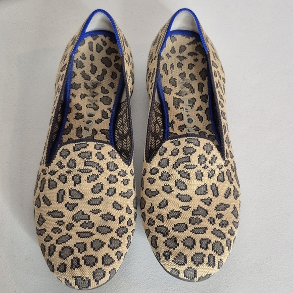 Rothy's The Loafer Spotted Leopard Print Round Toe Slip-On Flats Shoes - Size 8* - Picture 8 of 16